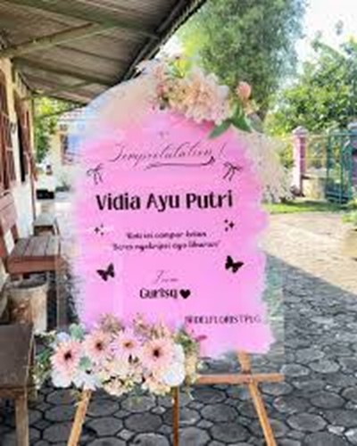 Acrylic Garden Pink